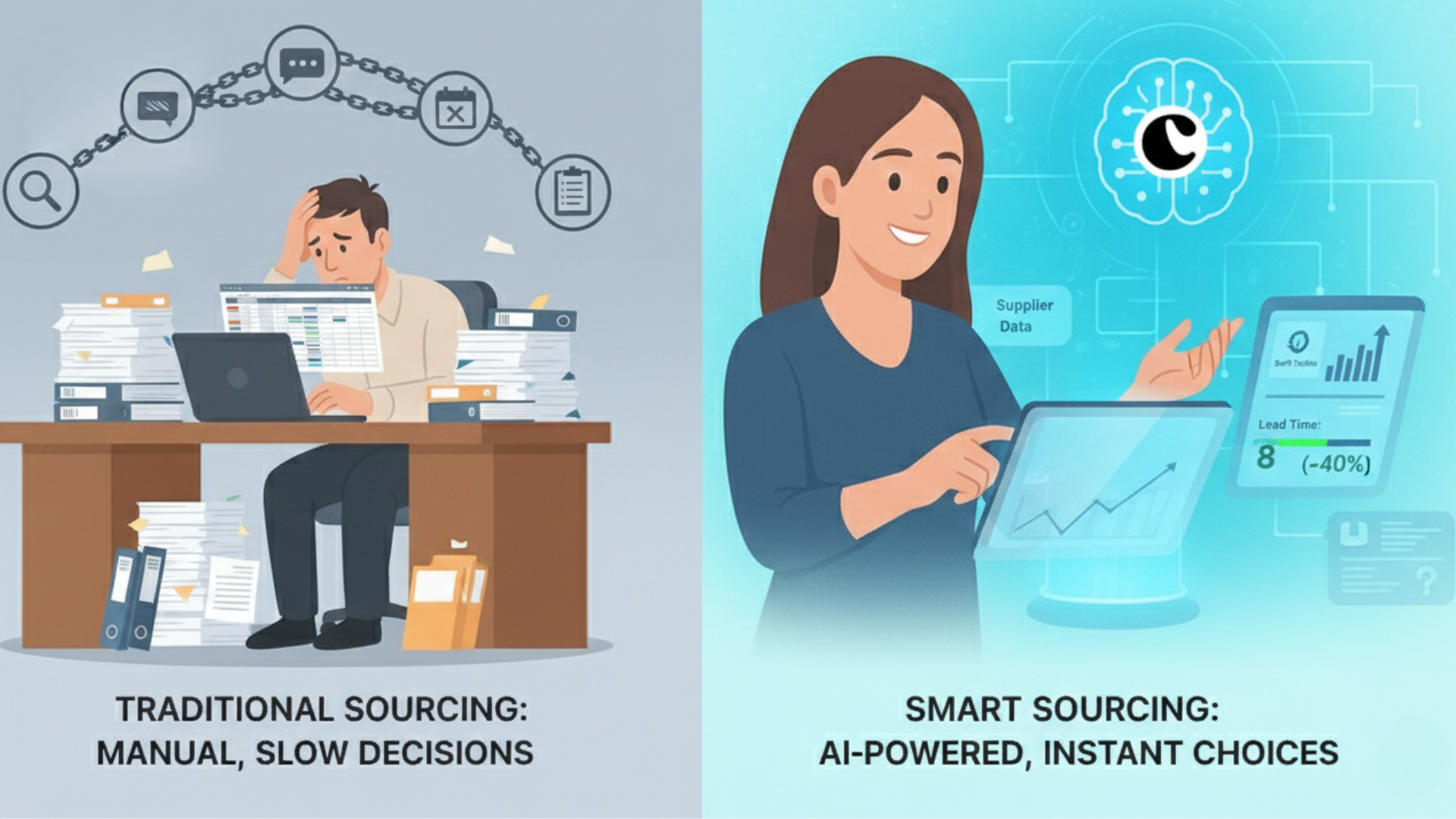 Image for blog post: How AI-Driven Sourcing Agents Slash Retail Lead Times by 40% or More
